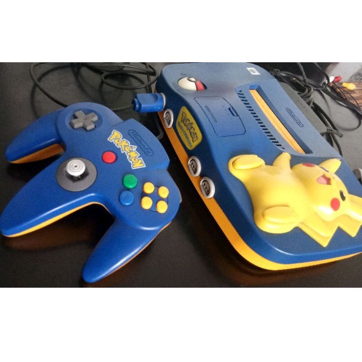 Nintendo 64 Pokemon [Console + controle] Shopee Brasil