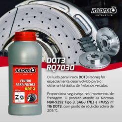Fluído Para Freios Dot 3 (500 Ml) Radnaq