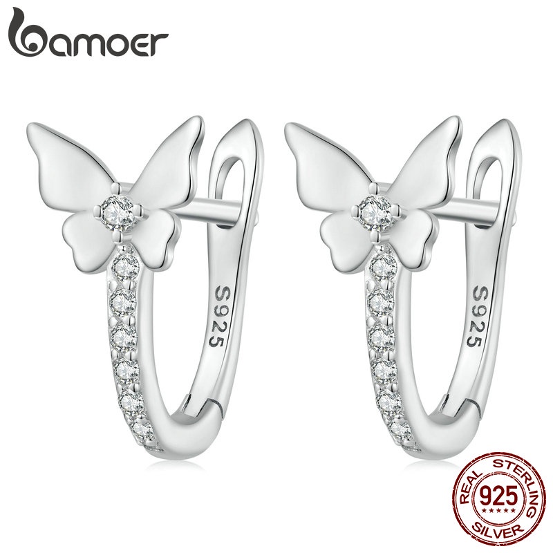 Bamoer Brinco Doce Borboleta Clipes De Orelha Moda E Bijuteria Simples Para Mulheres em Oferta na Shopee