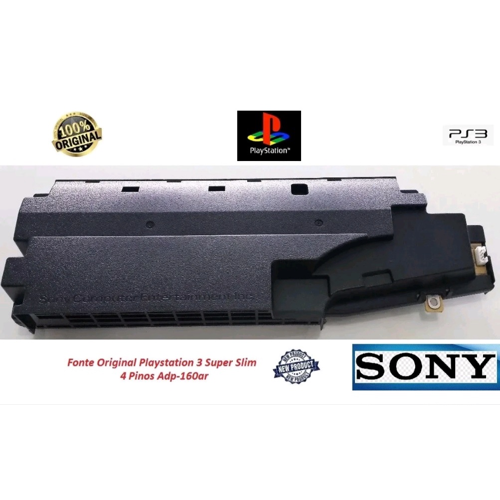 Fonte Original Playstation 3 Super Slim 4 Pinos Adp-160ar | Shopee Brasil