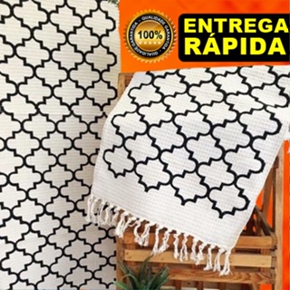 Kit 3 Peças Passadeira Cozinha Tapetes Para Cozinha Geométrica Excelente Qualidade Tecido Grosso Tear Nozinho em Oferta na Shopee