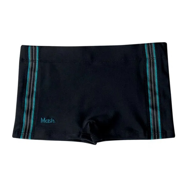 SUNGA BOXER LISA COM FITA LATERAL INFANTIL MASH Ref:310.61