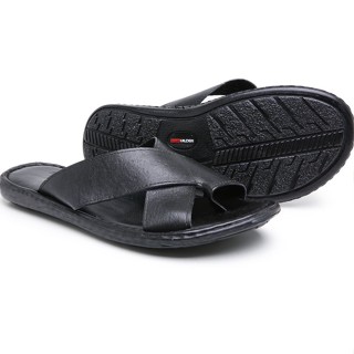 Chinelo feito em couro artesanal Chinelo masculino Chinelo slide Ref - 224
