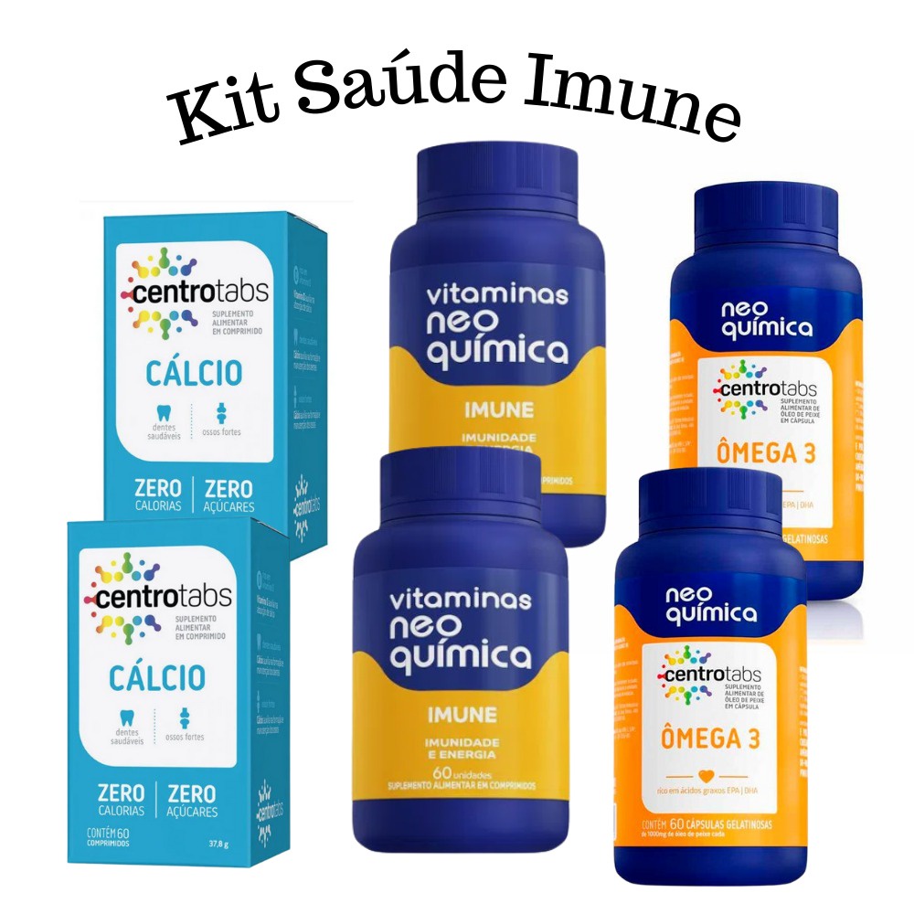 kIT Saude Senior Imune 6 Unidades com 60 Comp Cada