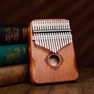 17 Chaves Kalimba Polegar Piano De Alta Qualidade Mbira Corporal Instrumentos Musicais Com Aprendizagem Livro Presente De Natal