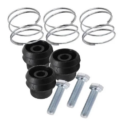 Kit Bucha Botao Buzina Parafuso Mola Gol Quadrado Cl 88/94