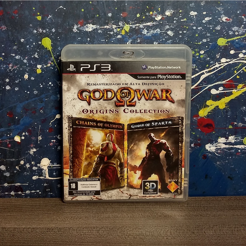 God of war Origins Collection - Jogo PS3 Midia Fisica