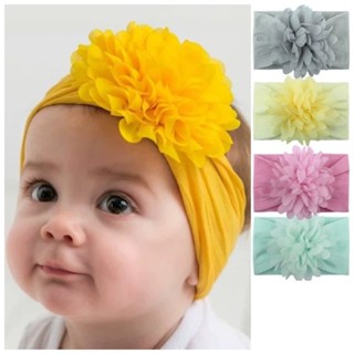 Nova Faixa De Cabelo De Bebê Lenço De Cabeça De Nylon Feminino Criativo Infantil Largura Fofa Princesa Suprimentos Para Bebês