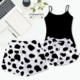 Pijama Kit Casal Mozão Samba Canção e Baby Doll Preto
