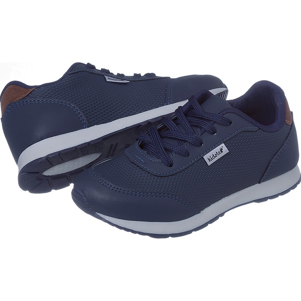 Kidstep Tenis Escolar Infantil Masculino Jogging Marinho 28 ao 36 · foto 2