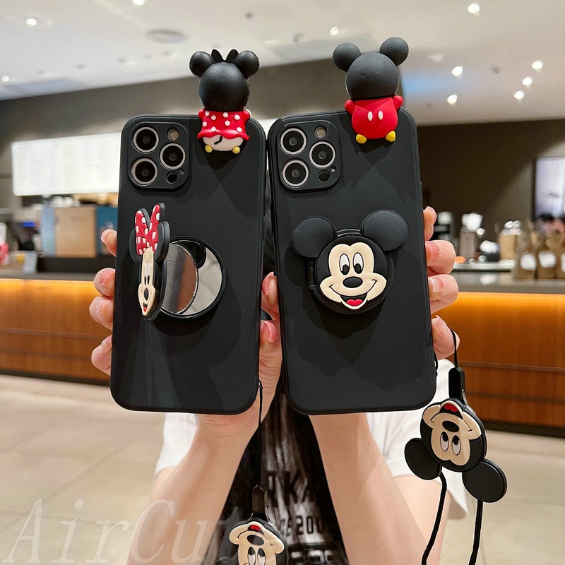 Samsung A14 A13 A12 A04 A03 A03S A02 A73 A71 A54 A53 A52S A51 A50 A34 A33 A32 A31 A30 A24 A23 3D Doll Soft Case + Stand