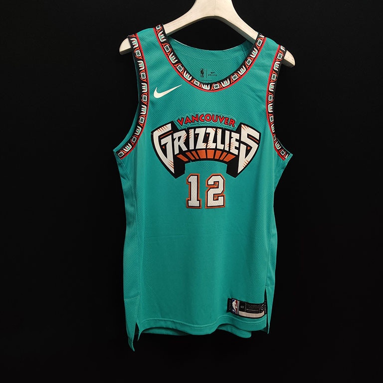 Ja Morant Teal Throwback Grizzlies Jersey - Jerseys - Evans