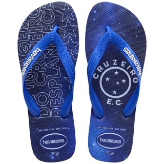 Chinelo Havaianas Top Times Original com N/F Cruzeiro e Atlético