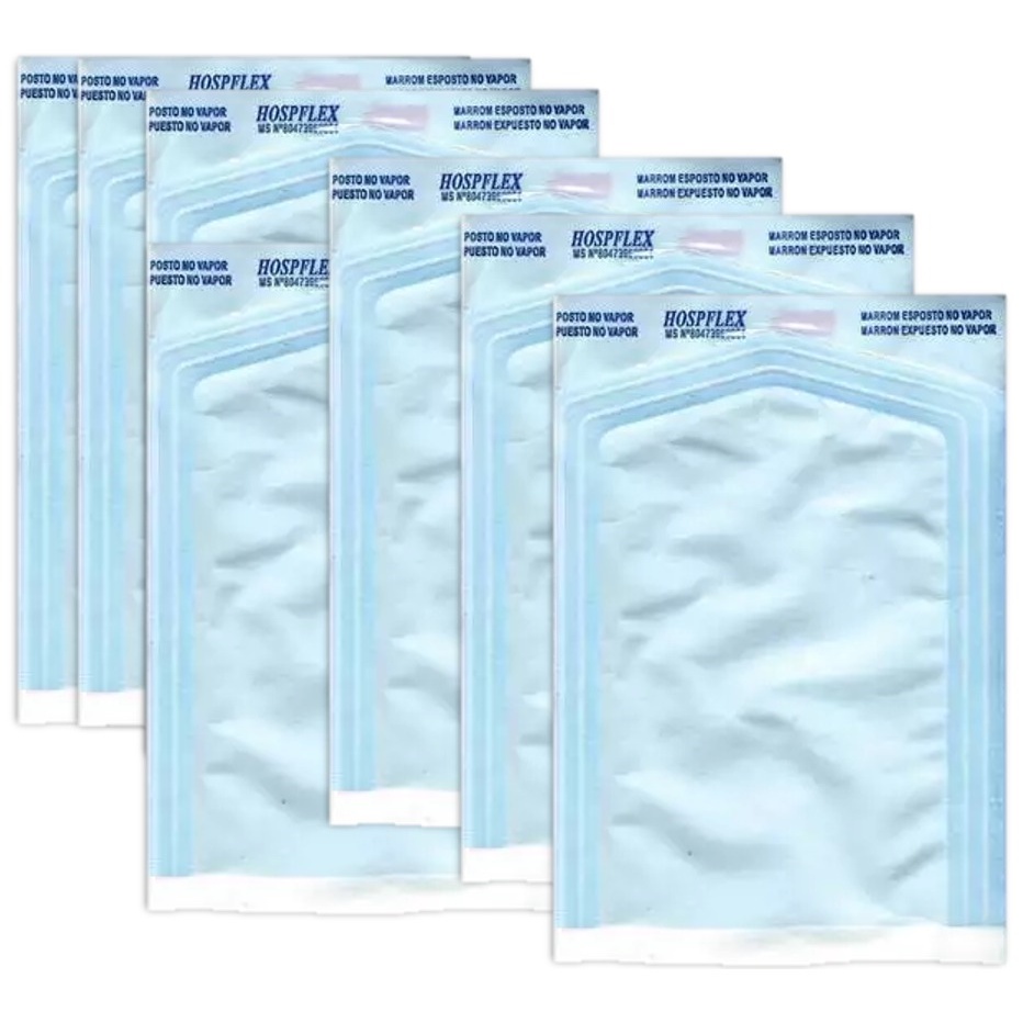 Envelope Auto Selante P/ Esterilização 24x38 Hospflex 20 Un em Oferta na Shopee