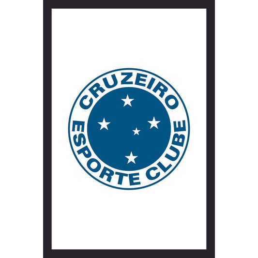 Placa Quadro Decorativo Cruzeiro Mafia Azul Zeiro maior de minas de MDF 6mm (Não empena com tempo) 20x28cm Impressão Direta 22