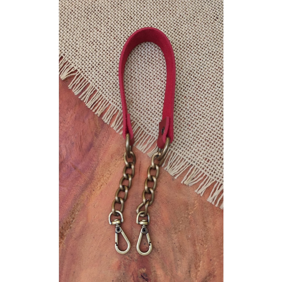 Alça de Mão/Ombro em Sintético e corrente com 55cm - VENDIDA POR UNIDADE