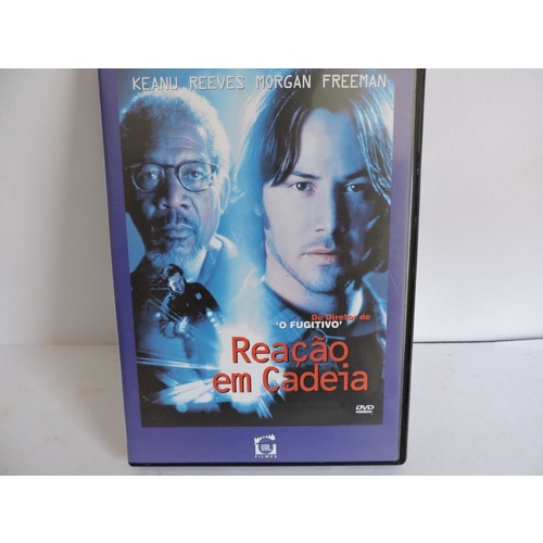 Dvd Reação Em Cadeia, 1996, Keanu Reeves - Morgan Freeman