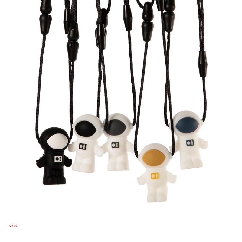 vivi Colar Silicone Para Mastigar Astronauta Mordedor Sensorial Brinquedo Dentição em Oferta na Shopee