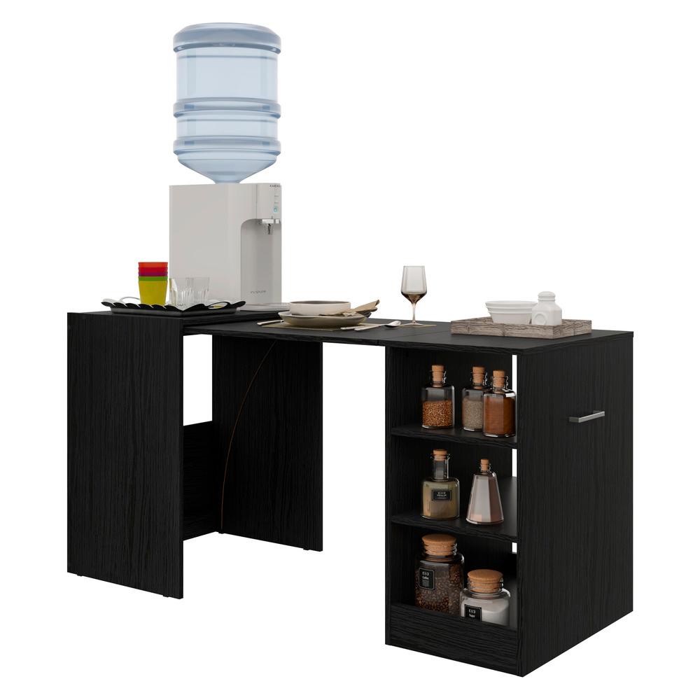 Mesa Dobrável Armário de Cozinha Ibiza Multimóveis Preta em Oferta na Shopee