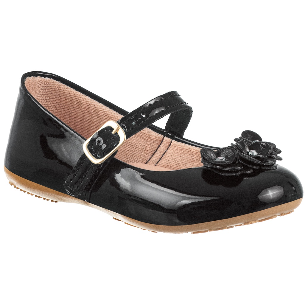 Sapatilha Infantil Sapato Laço Brilho Ramo Flores Leve Boneca Salomé Menina Rasteirinha Macio Confortável Festa Daminha em Oferta na Shopee