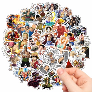 Adesivo Anime One Piece até 100 Adesivos Luffy, Zoro, Nami, Ussop, Sanji em Oferta na Shopee