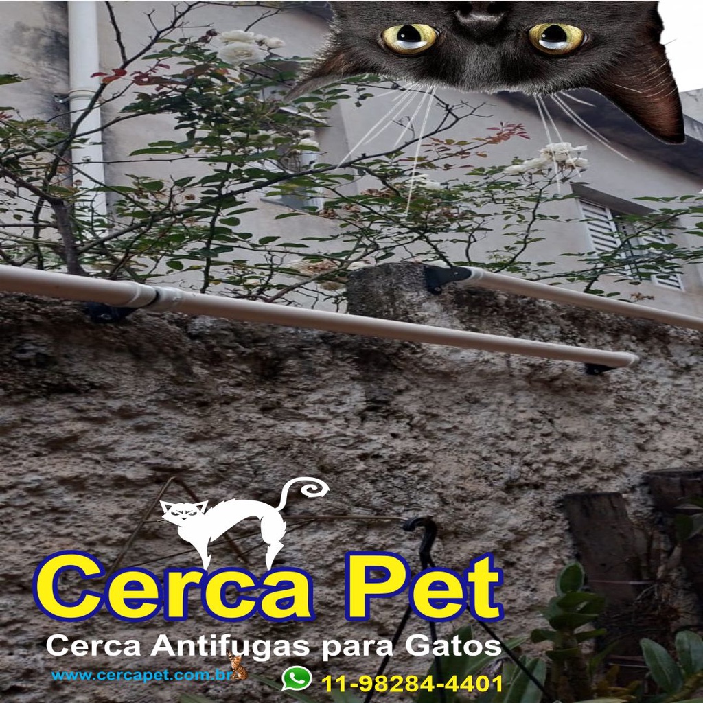 Cerca Pet Cerca Anti Fugas 5 Metros Muros Shopee Brasil