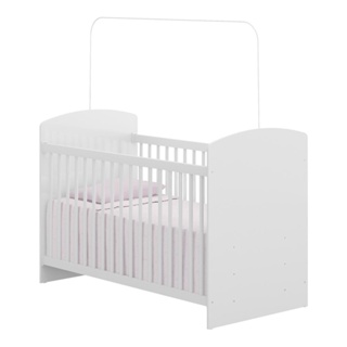 Berço para Colchão 60 x 130 cm Ana Lívia Multimóveis FG0515 Branco em Oferta na Shopee
