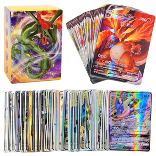 Kit de Cartinhas de pokémon VMAX Incluir Rara Charizard Eternatus Vmax 20/50/100 em Oferta na Shopee