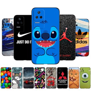 Capa Para Xiaomi POCO F4 5G Traseira De Silicone tpu Preta Moda De Carro Esportivo