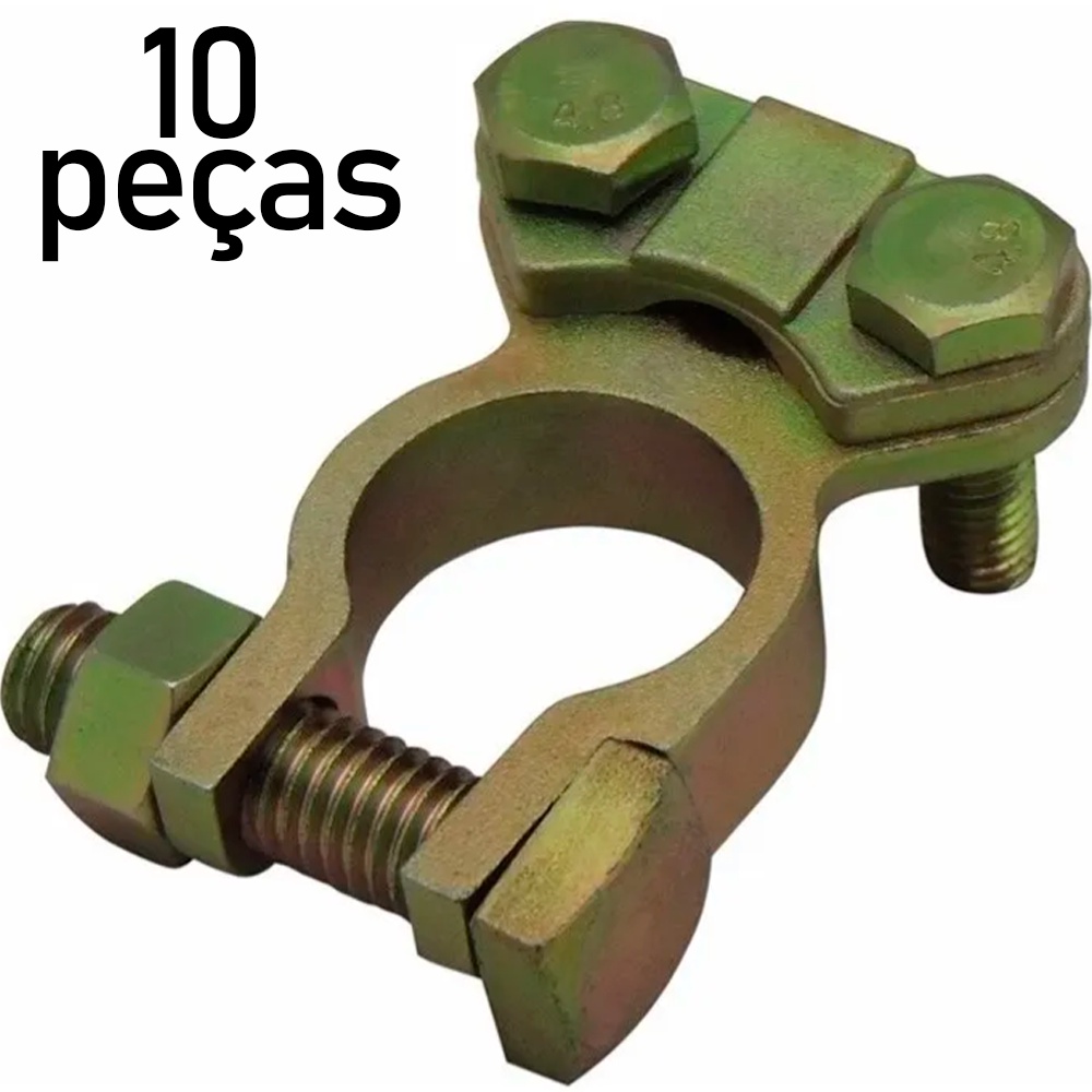 Kit Terminal De Bateria Conector Polo Sapão Com 10 Pcs Universal sapo - Spare Parts and Accessories for Vehicles