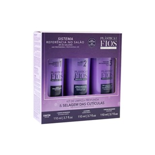 Kit Cadiveu Plástica dos Fios - Shampoo e Ativo Antifrizz e Máscara