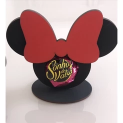 10 Porta bombom minnie lembrancinha aniversário