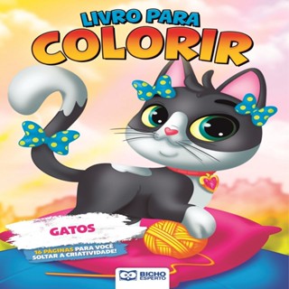 Livro Para Colorir Meu Pet - Gatos