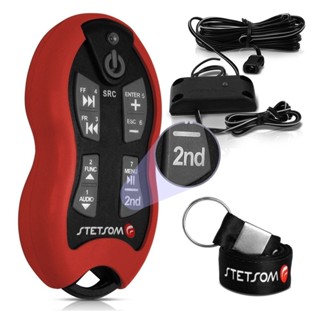 Controle Remoto De Longa Distância Stetsom Para Som e Multimidia 500 Metros Led Vermelho  Sx-2