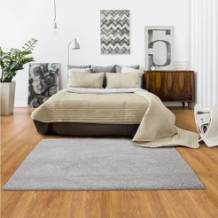 Tapete Para Sala Clemant N Prata 1,50X2,00 São Carlos