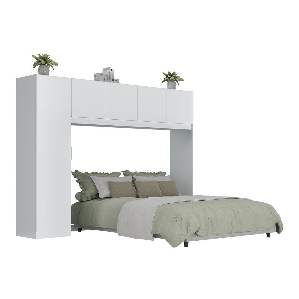 Guarda Roupa 5 Portas Dublin Multimóveis MP4021 Branco em Oferta na Shopee