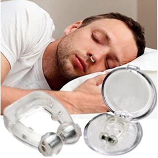 Aparelho Anti-ronco Apneia Dilatador Nasal Silicone Durma Bem c/ estojo