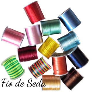 Fio de Seda / Rabo de Rato 1 mm  (5 metros) para Laços e Tiaras