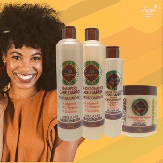 Kit Cabelo Afro + Ativador de Cachos 300g Salon Maycrene - Cachos mais fortes e definidos