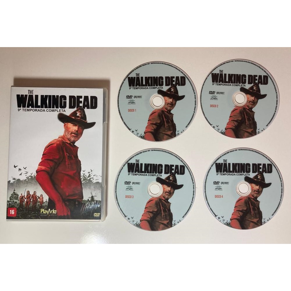 DVD - The Walking Dead 9ª Temporada Completa (4 DVD's)