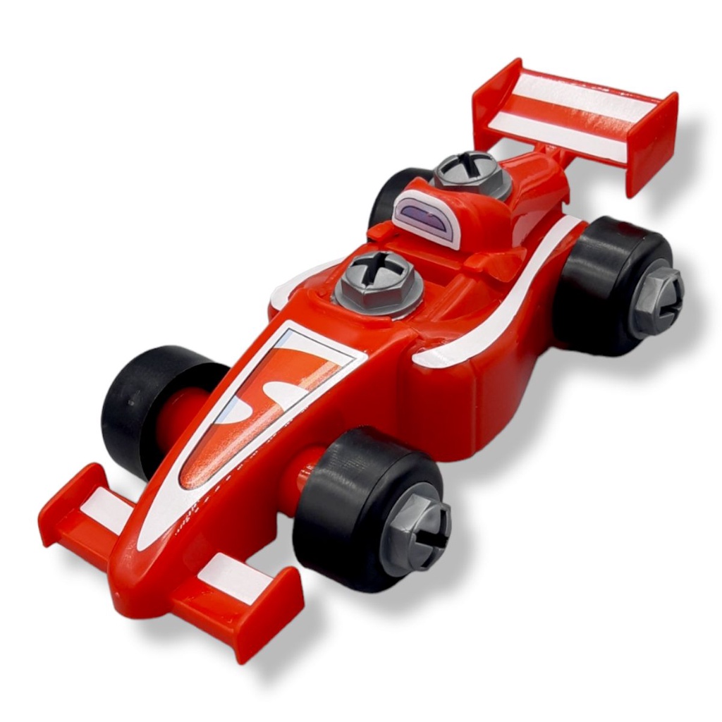 Brinquedo Senninha Formula 1 Pit Stop Carrinho Montável