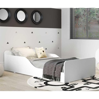 Cama Infantil Montessoriana p/ colchão 70 x 150 cm 100% MDF Multimóveis Branca em Oferta na Shopee