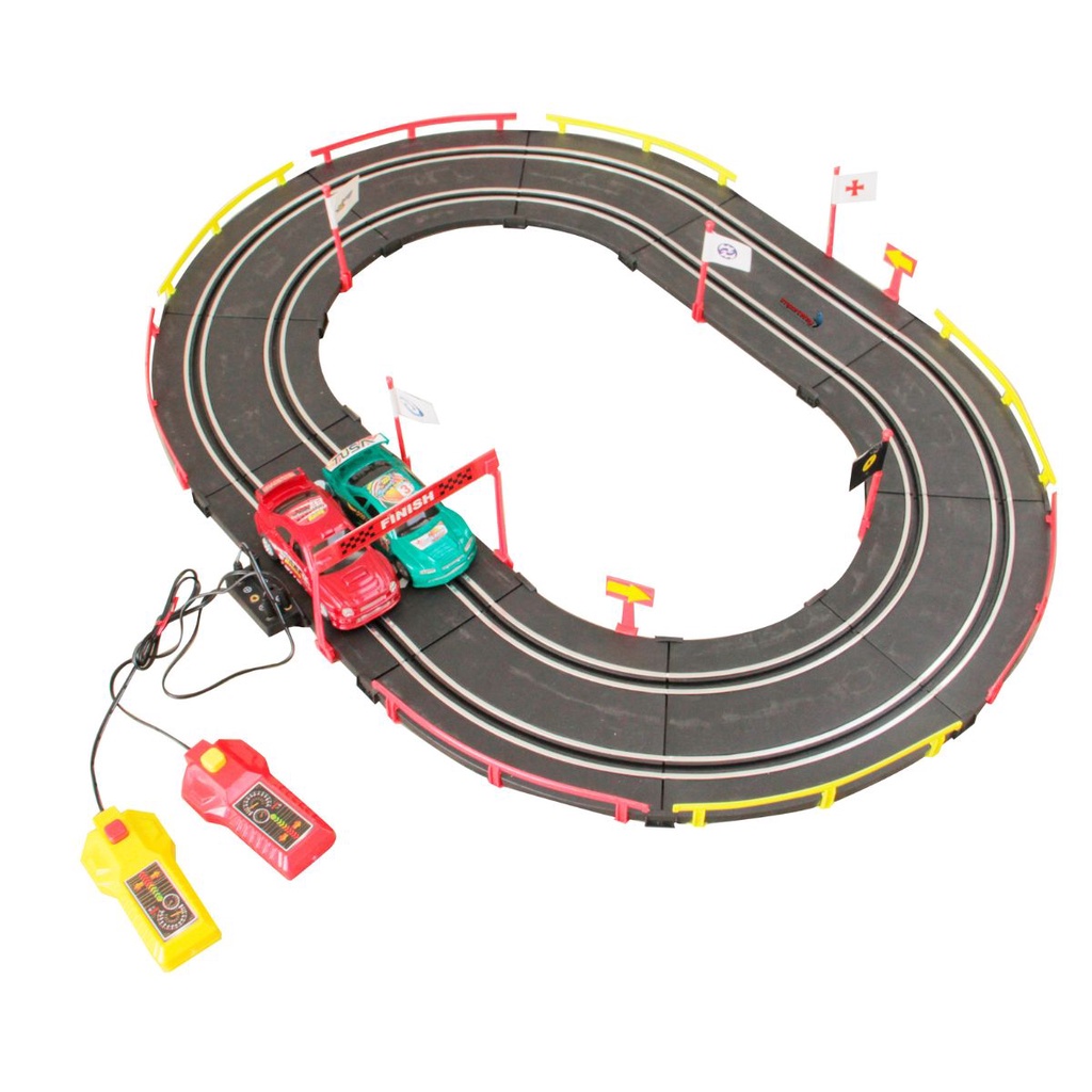 Pista Infantil Com 2 Carrinhos Importway Autorama 50 Peças