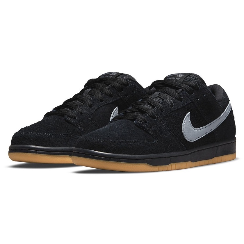 Oferta Especial Nike SB Dunk Low Fog Air Cushion Skate Todos Os Sapatos Masculinos De Alma Preta BQ6817-010