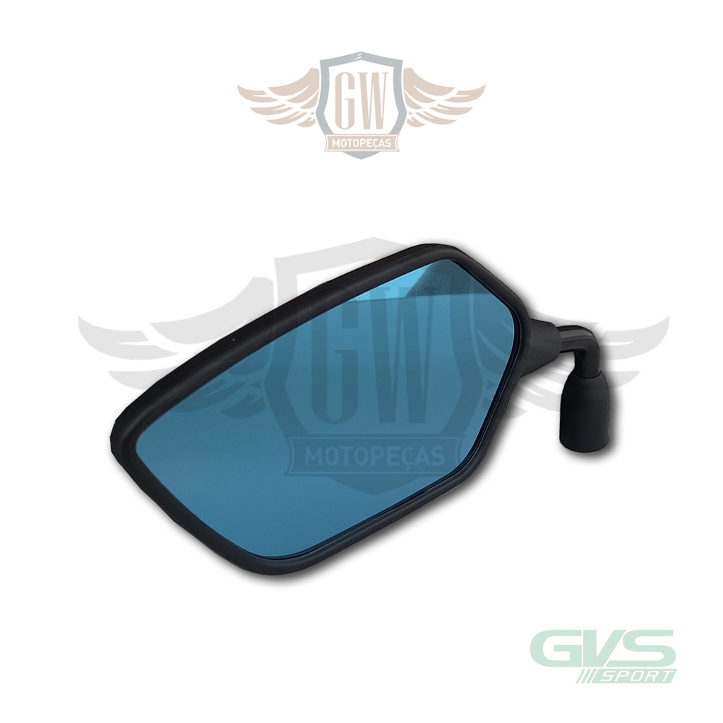 Retrovisor Gvs Xre 300 Rebaixado 90° Yamaha Convexo Azul · foto 2