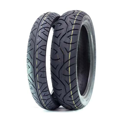 Par Pneu Dianteiro + Traseiro para CB 300 / Twister / Ninja / Fazer / Comet *8147/8148*