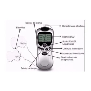 Digital Therapy Machine Massageador Muscular Aparelho Tens Fisioterapia Health Herald