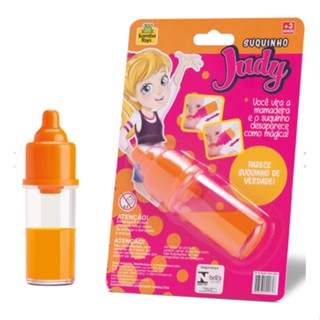 Brinquedo Mamadeira Mágica Suquinho Judy para Boneca 12cm samba Toys
