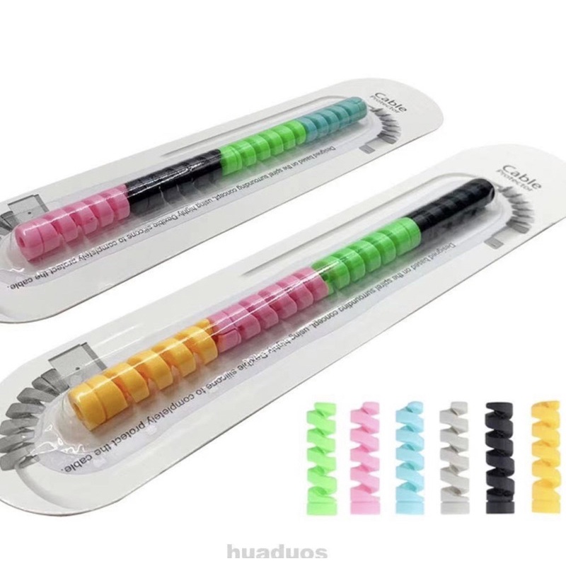 protetor de cabo molinha kit com 4 peças protege o carregador