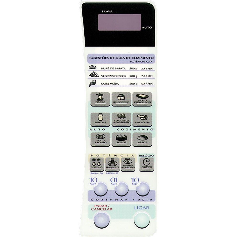 Teclado Membrana para Forno PANASONIC NN-S50 BH / S50BH / S50 BH